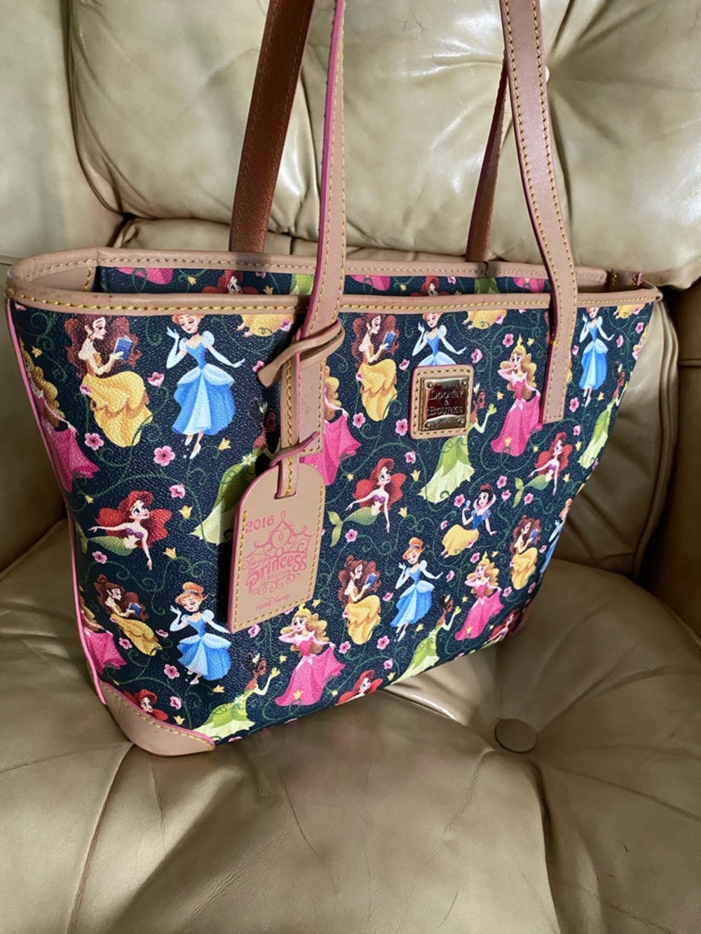 Dooney & Bourke Disney Bag Princess Half Marathon 2016 Tote Mermaid - Picture 2 of 15